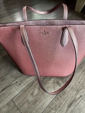 kate spade Glittery Rose Pink Tote Bag